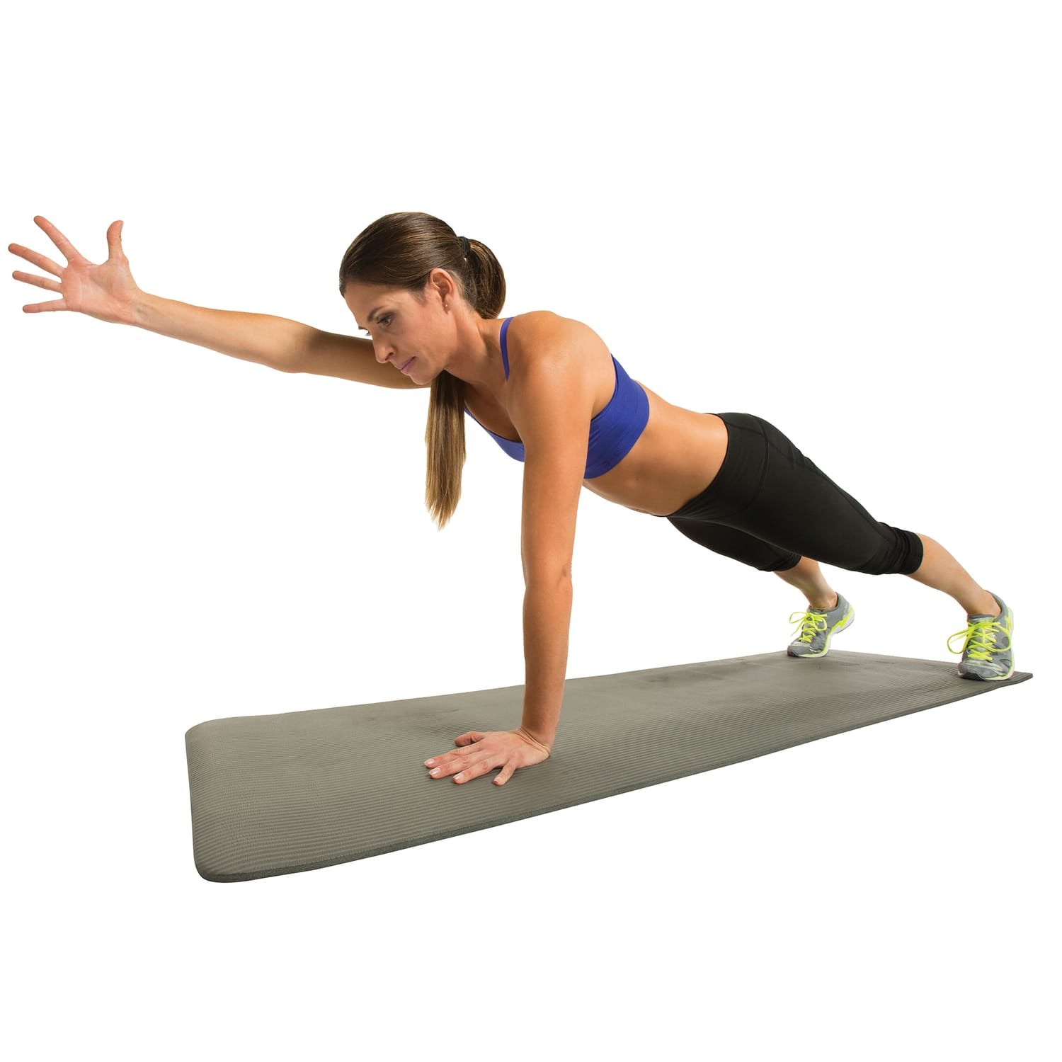 GoFit 2-Foot x 6-Foot Fitness Mat with Carrying Strap