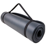 GoFit 2-Foot x 6-Foot Fitness Mat with Carrying Strap