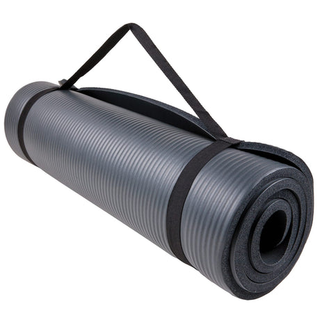 GoFit 2-Foot x 6-Foot Fitness Mat with Carrying Strap