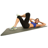 GoFit 2-Foot x 6-Foot Fitness Mat with Carrying Strap