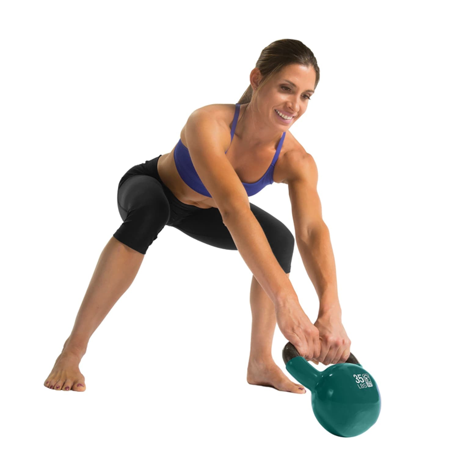 GoFit Kettlebell with DVD, 35 Lbs.