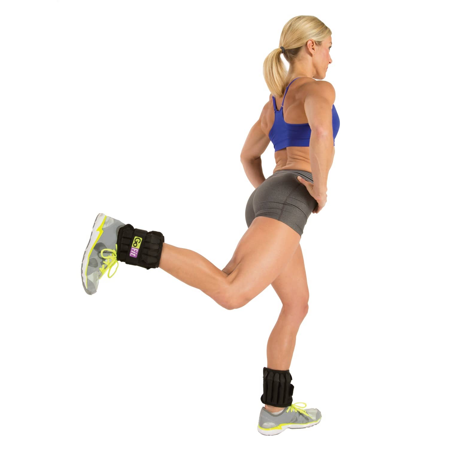 GoFit Padded Adjustable Pro Ankle Weights