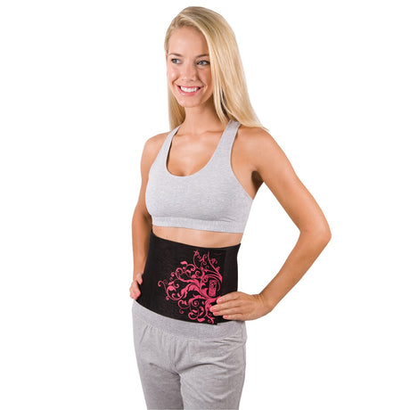 GoFit Pink Neoprene Waist Trimmer, Medium