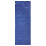 GoFit AlignMat Body-Alignment Yoga Mat, Blue