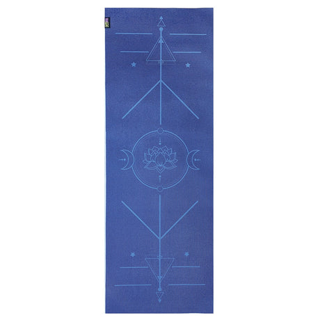 GoFit AlignMat Body-Alignment Yoga Mat, Blue