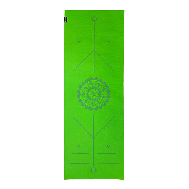 GoFit AlignMat Body-Alignment Yoga Mat, Green