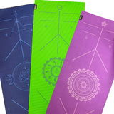 GoFit AlignMat Body-Alignment Yoga Mat, Green