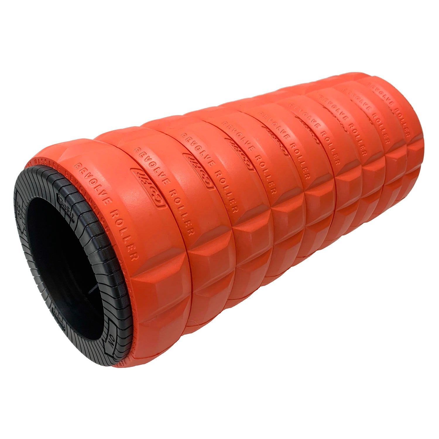 GoFit Revolve Roller with Adaptive Massage Rings, 9 Low Profile