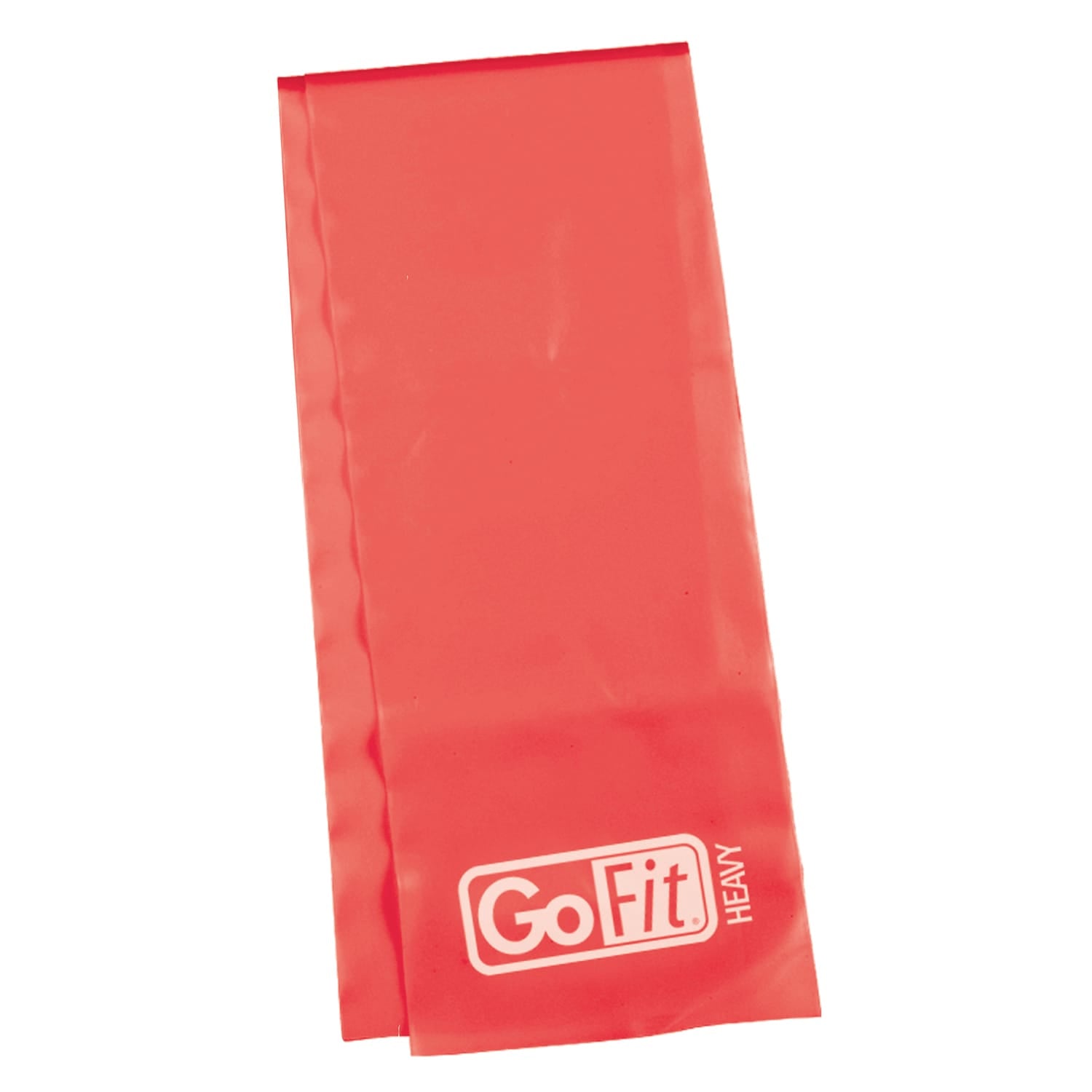 GoFit Latex-Free Single Flat Band, Red
