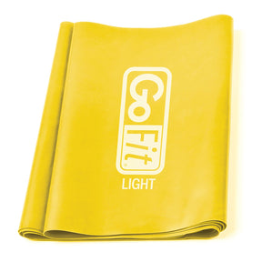 GoFit Latex-Free Single Flat Band, Yellow