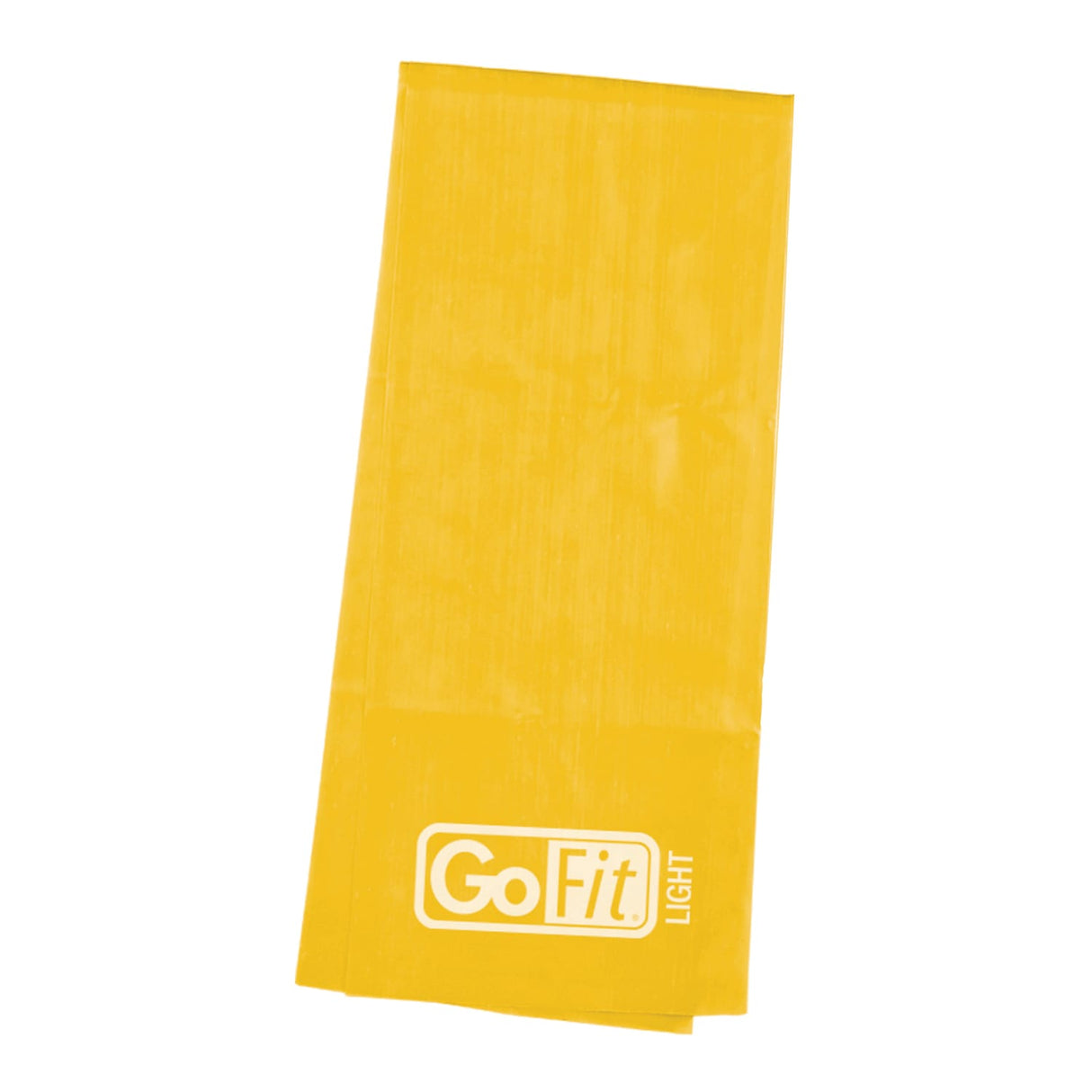 GoFit Latex-Free Single Flat Band, Yellow