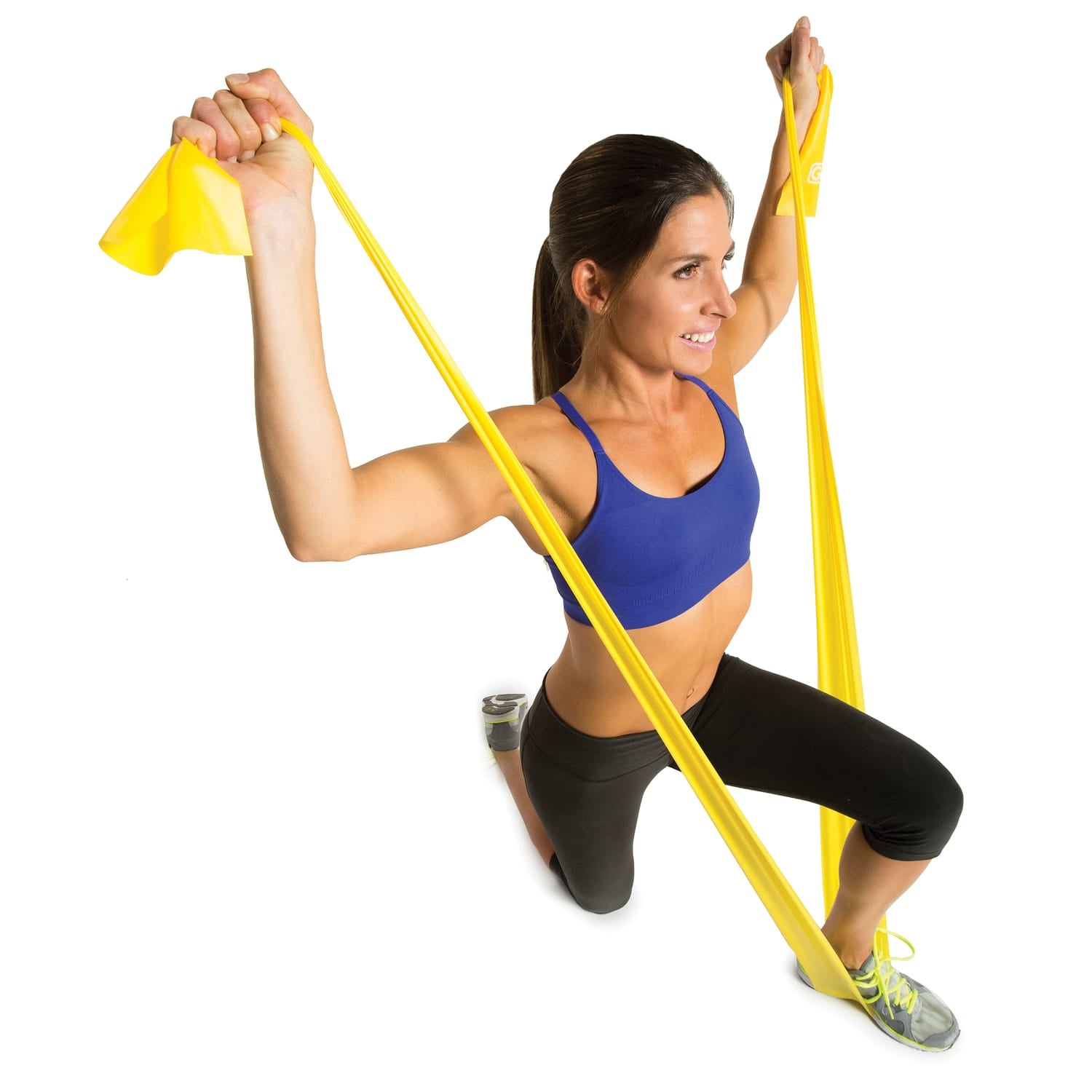 GoFit Latex-Free Single Flat Band, Yellow