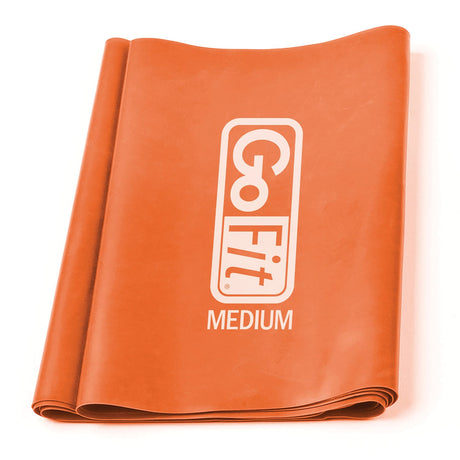 GoFit Latex-Free Single Flat Band, Orange