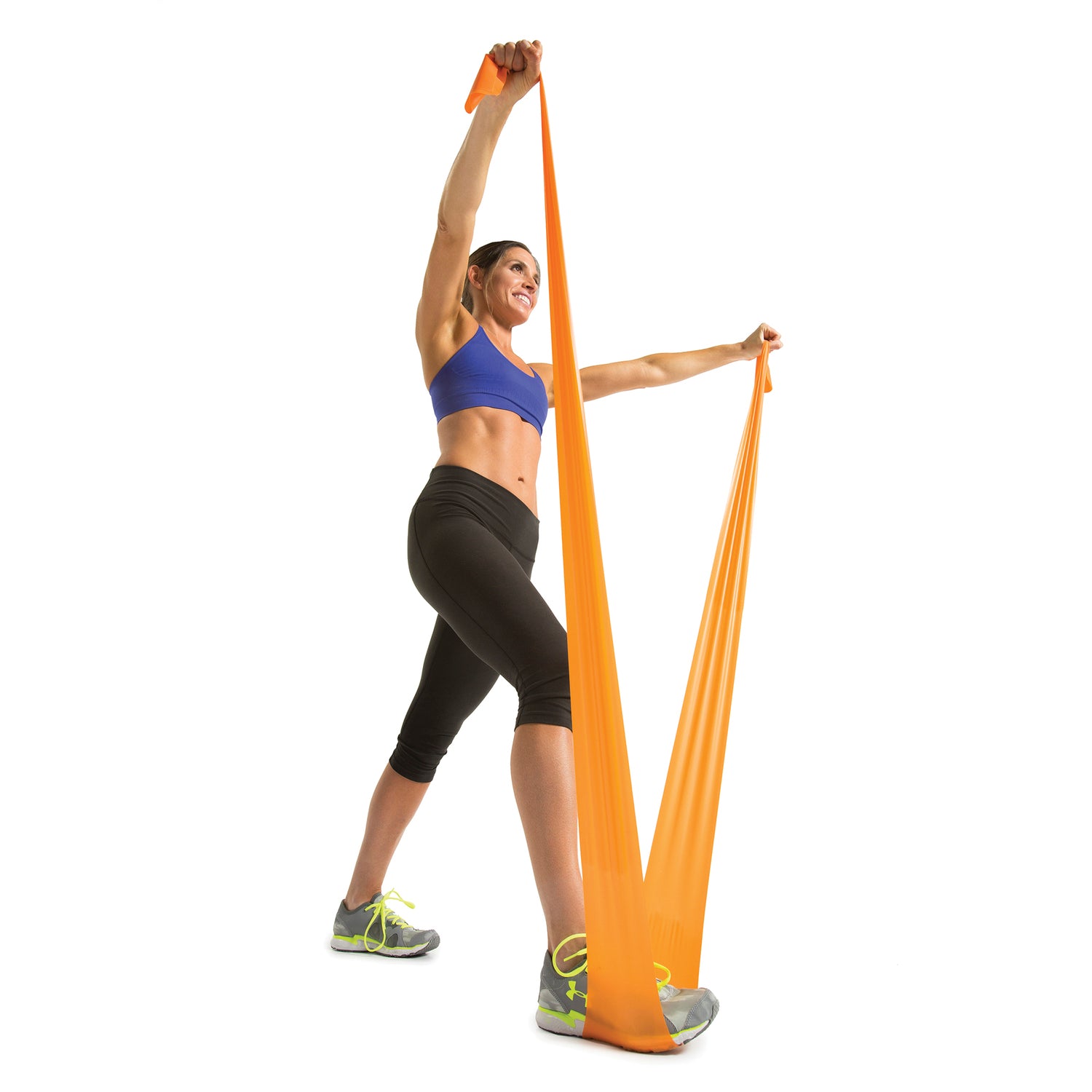 GoFit Latex-Free Single Flat Band, Orange