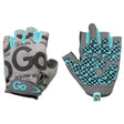 GoFit Women's Pro Trainer Gloves with Padded Go-Tac Palm, Small, Teal