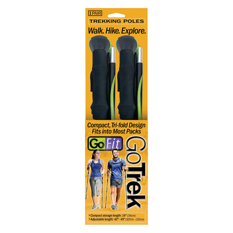 GoFit GoTrek Trekking Poles, Pair