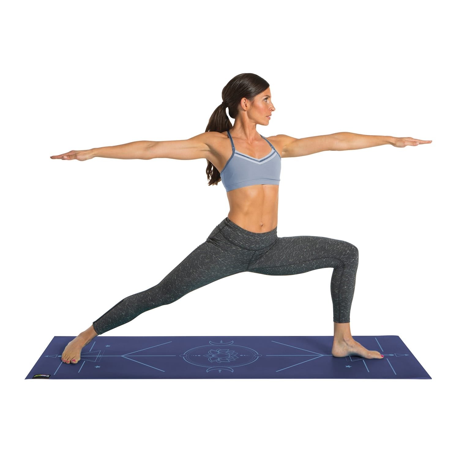 GoFit Complete Yoga Kit with Yoga Mat, Foam Block, Strap, Yoga Pose Wall Chart, and Carrying Bag