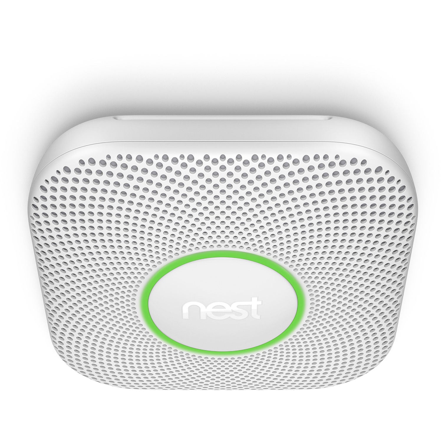 Google GS3005PWLUS Nest Protect Wired Powered Smoke and Carbon Monoxide Alarm 2nd Generation, White