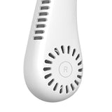 Airbro Portable Neck Fan, Bladeless 3 Speeds, 800-mAh Rechargeable Battery, 360° Surround Airflow, up to 3 Hours Run Time, Soft-Flex Band, 2 Pack