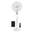 Airbro 4.5-Ah 18-In. ChargeFlow Portable Rechargeable AC/DC Oscillating Stand Fan with Power Bank, 9 Speeds, Max 20 Hours Run Time, Solar, Remote