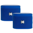 Kodak SoundBrix 2-Piece Portable Rechargeable Bluetooth Speaker System with TWS, Magnetic Docking, up to 5 Hours Play Time, Backstage Blue