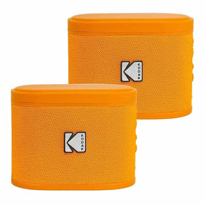 Kodak SoundBrix 2-Piece Portable Rechargeable Bluetooth Speaker System with TWS, Magnetic Docking, up to 5 Hours Play Time, Overload Orange