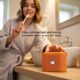 Kodak SoundBrix 2-Piece Portable Rechargeable Bluetooth Speaker System with TWS, Magnetic Docking, up to 5 Hours Play Time, Overload Orange