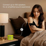 Kodak SoundBrix 2-Piece Portable Rechargeable Bluetooth Speaker System with TWS, Magnetic Docking, up to 5 Hours Play Time, Yellin' Yellow