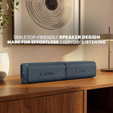 Kodak SoundBrix Plus 2-Piece Portable Rechargeable Bluetooth Speaker System, TWS, Magnetic Docking, IPX4, up to 5 Hours Play Time, Grooving Gray