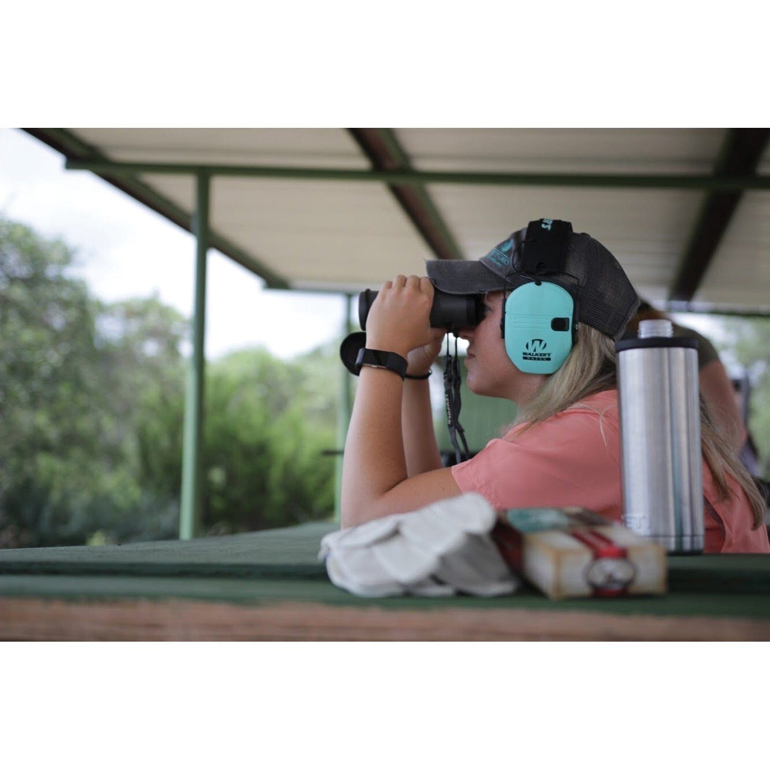 Walker's Game Ear Razor Electronic Muff, Light_Teal