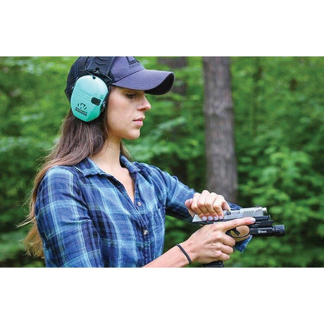 Walker's Game Ear Razor Electronic Muff, Light_Teal