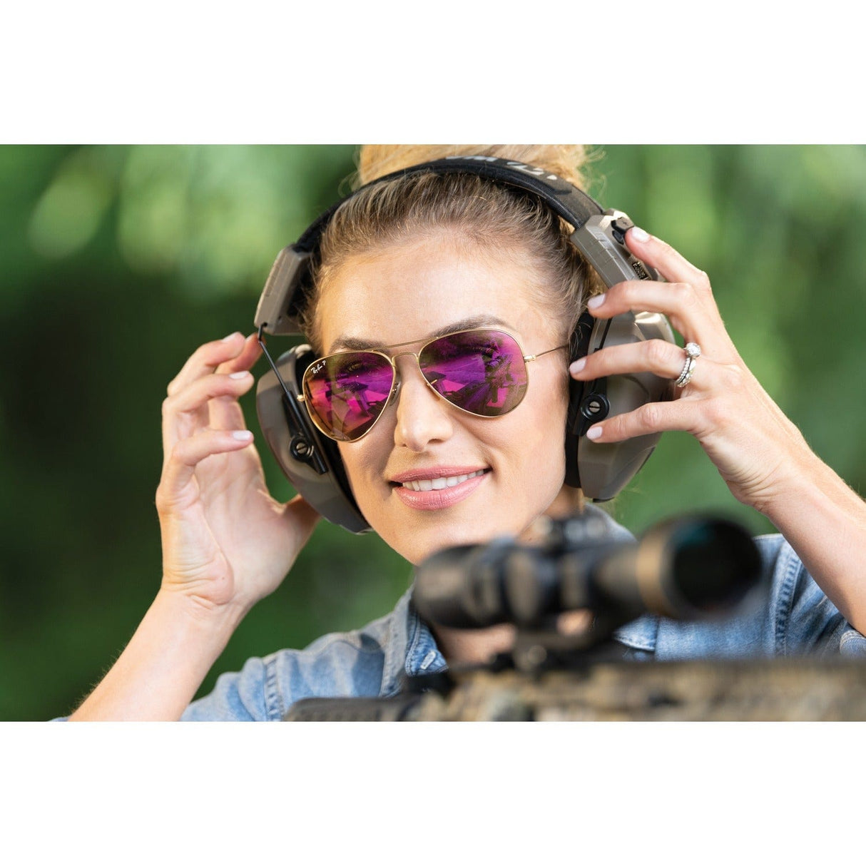 Walker's Game Ear XCEL 100 Digital Electronic Muff with Voice Clarity