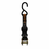 Muddy 1-In. x 14-Ft. Durable Ratchet Straps with Coated S-Hooks, 6 Count