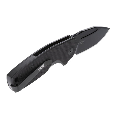 SOG Stout FJ with 2.6-In. Clip-Point Blackout Blade