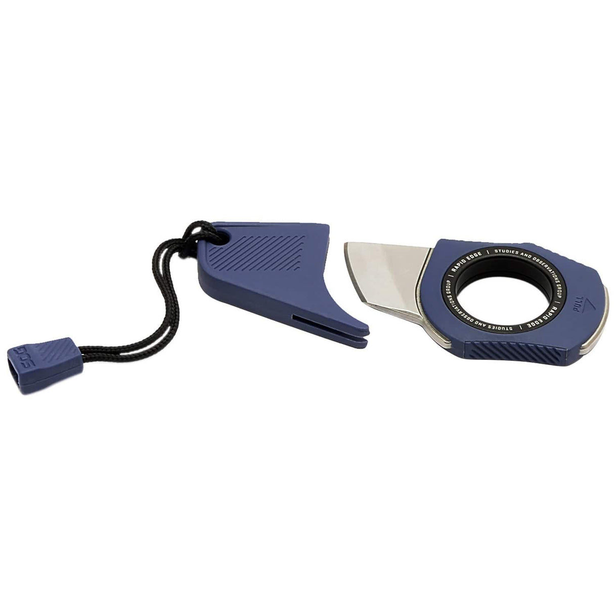 SOG Rapid Edge Pocket Knife with Removable Sheath, Midnight Blue