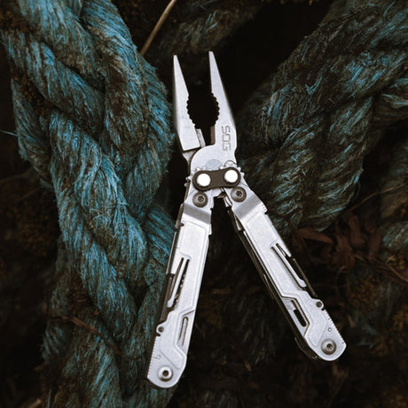SOG PowerPint 18-in-1 Mini Multi-Tool, Satin Silver