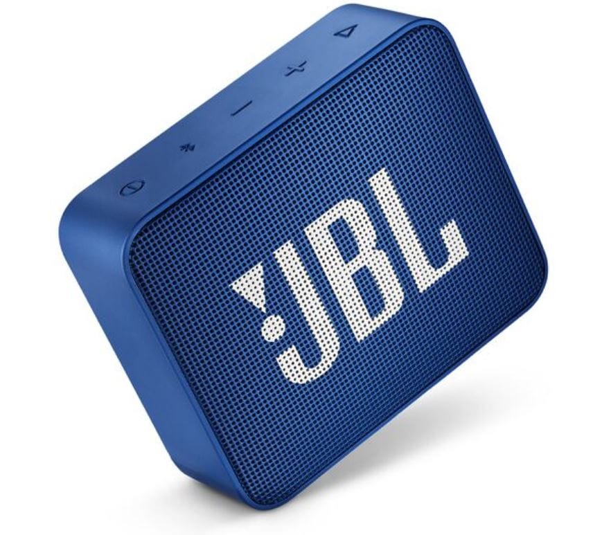 JBL Go 2 Portable Bluetooth Speaker, Blue - Certified Refurbished