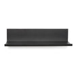 Hangman No-Stud Floating Shelf, 12 In.; Black