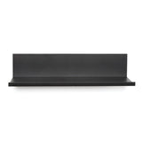 Hangman No-Stud Floating Shelf, 12 In.; Black