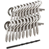Hangman Stainless Steel Outdoor Christmas Light Q-Hangers, 20 pk