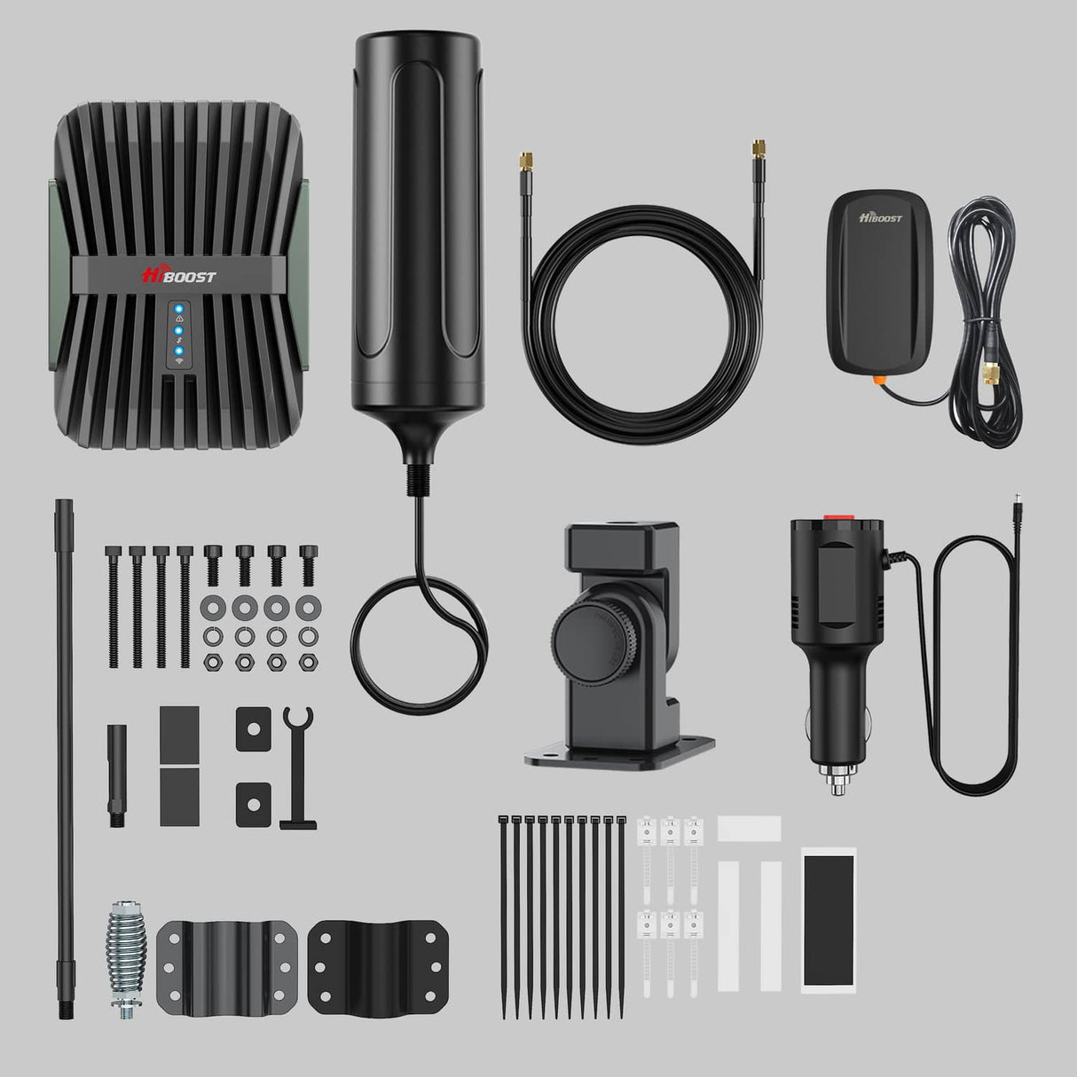 HiBoost MobileLink Adventure In-Vehicle Cellular Signal Booster for Trucks, Semi-Trucks, and Off-Road Vehicles, 5G, C30B5SBTWEX