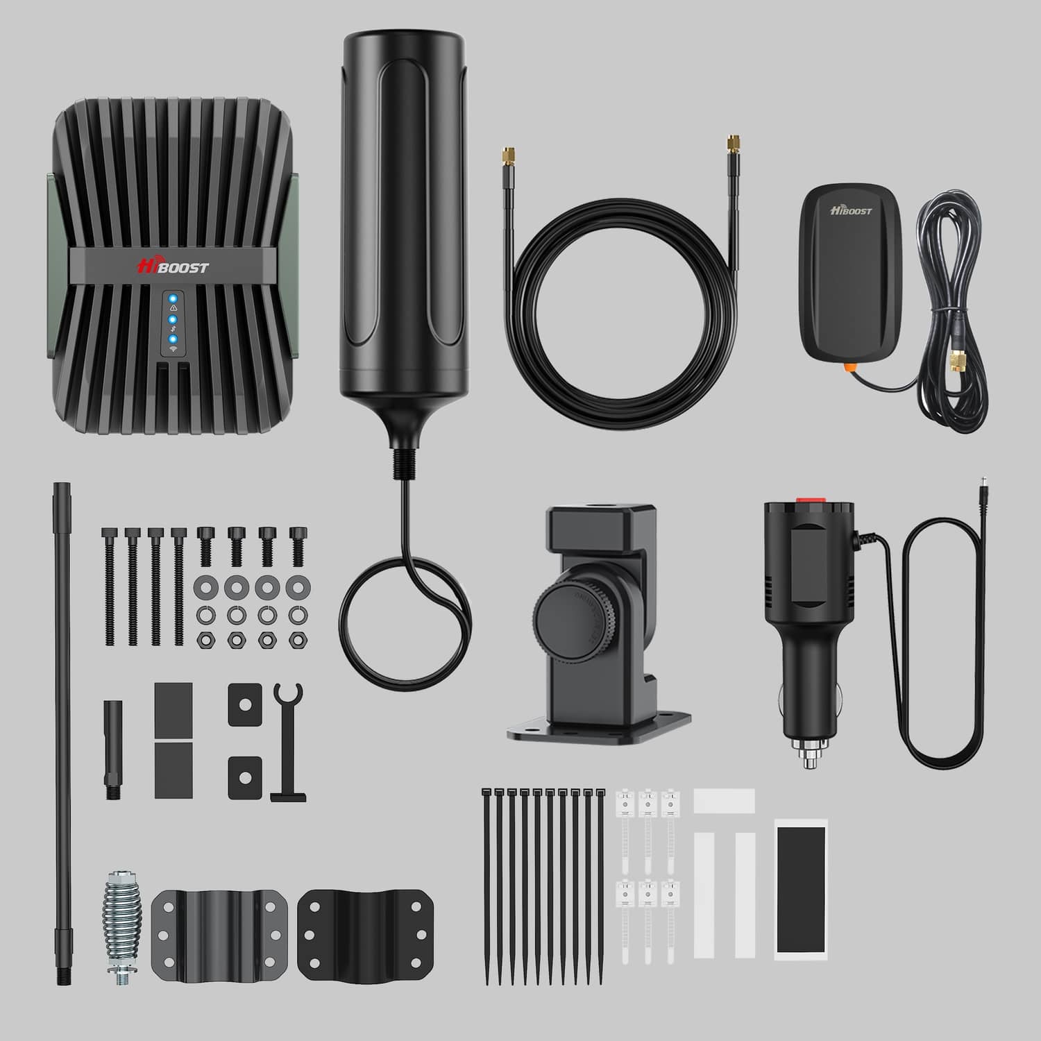 HiBoost MobileLink Adventure In-Vehicle Cellular Signal Booster for Trucks, Semi-Trucks, and Off-Road Vehicles, 5G, C30B5SBTWEX