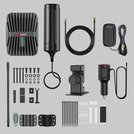 HiBoost MobileLink Adventure In-Vehicle Cellular Signal Booster for Trucks, Semi-Trucks, and Off-Road Vehicles, 5G, C30B5SBTWEX