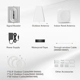 HiBoost Home Lite Plus In-Building Cellular Signal Booster for Home and Office Buildings up to 2500 Sq. Ft., 5G, F10GB5SBTWP