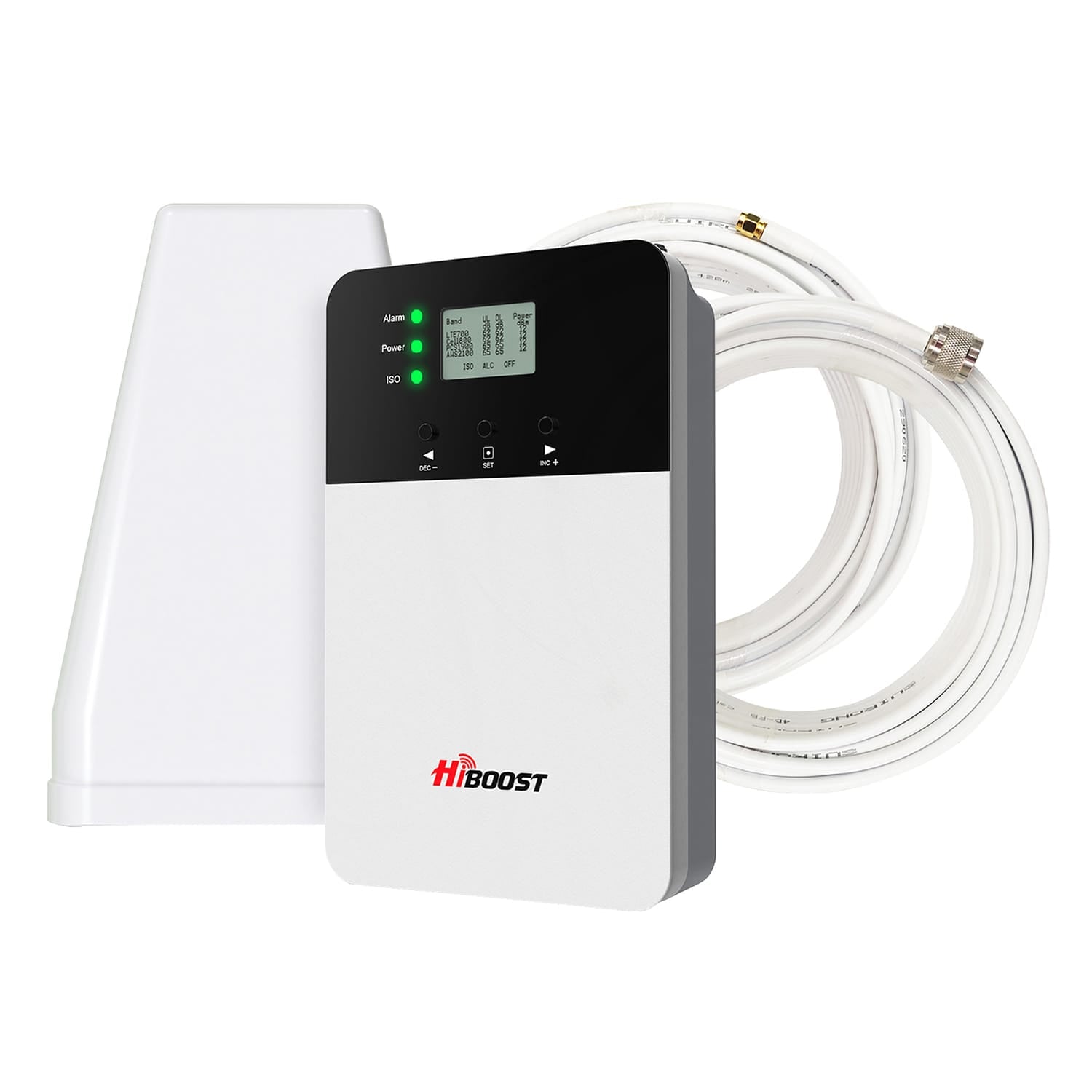 HiBoost 4K Plus In-Building Cellular Signal Booster Kit for Home and Office Buildings up to 4000 Sq. Ft., 5G, F10GI-5S-BTW