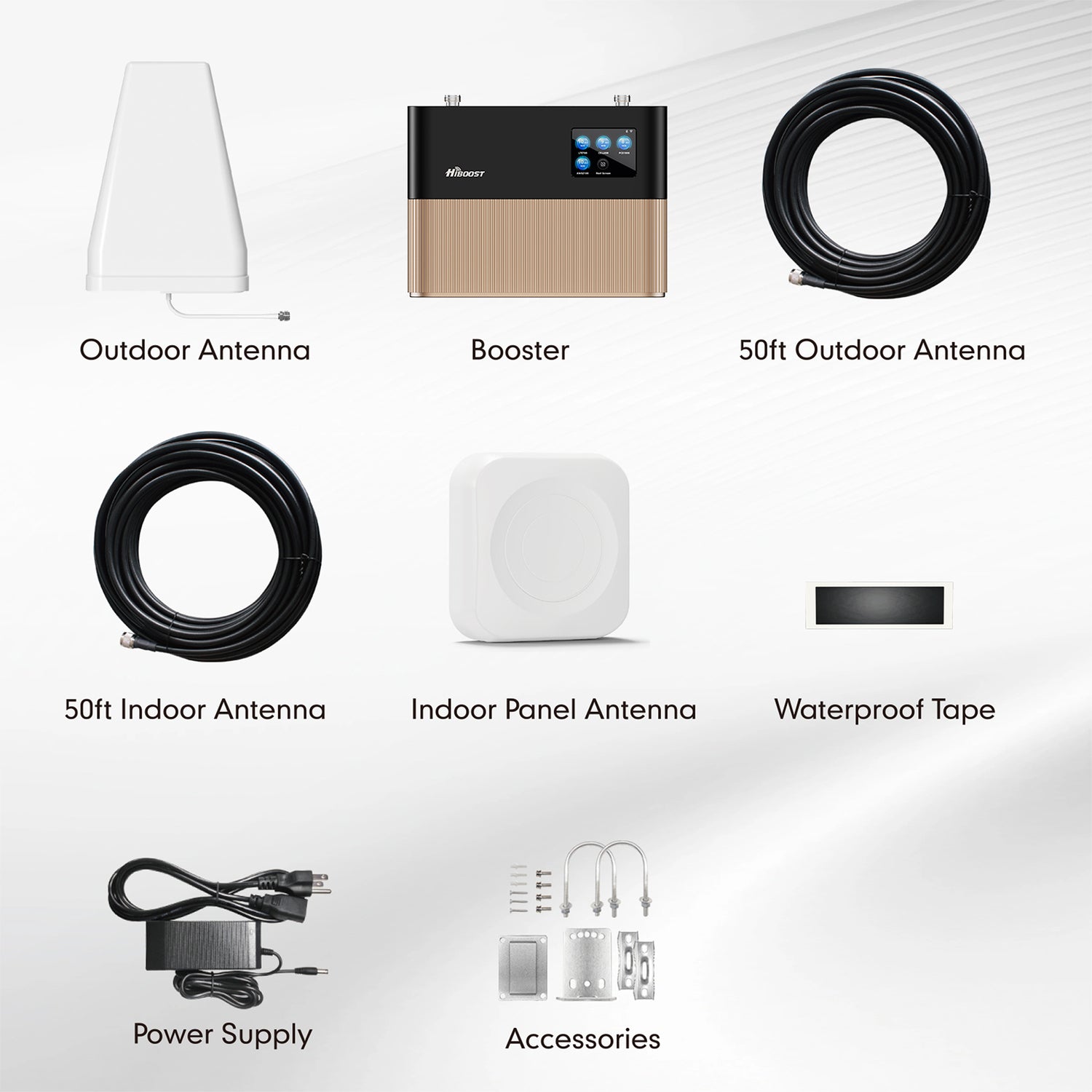 HiBoost Home Ultra In-Building Cellular Signal Booster for Home and Office Buildings up to 10000 Sq. Ft., 5G, F20GB5SBTW