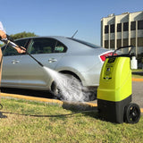 Koblenz HLT 380 Electric Pressure Washer with 8-Gal. Water Tank and 35-Ft. Cord, Green and Black