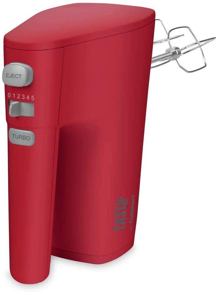 Tasty by Cuisinart Hand Mixer, Red