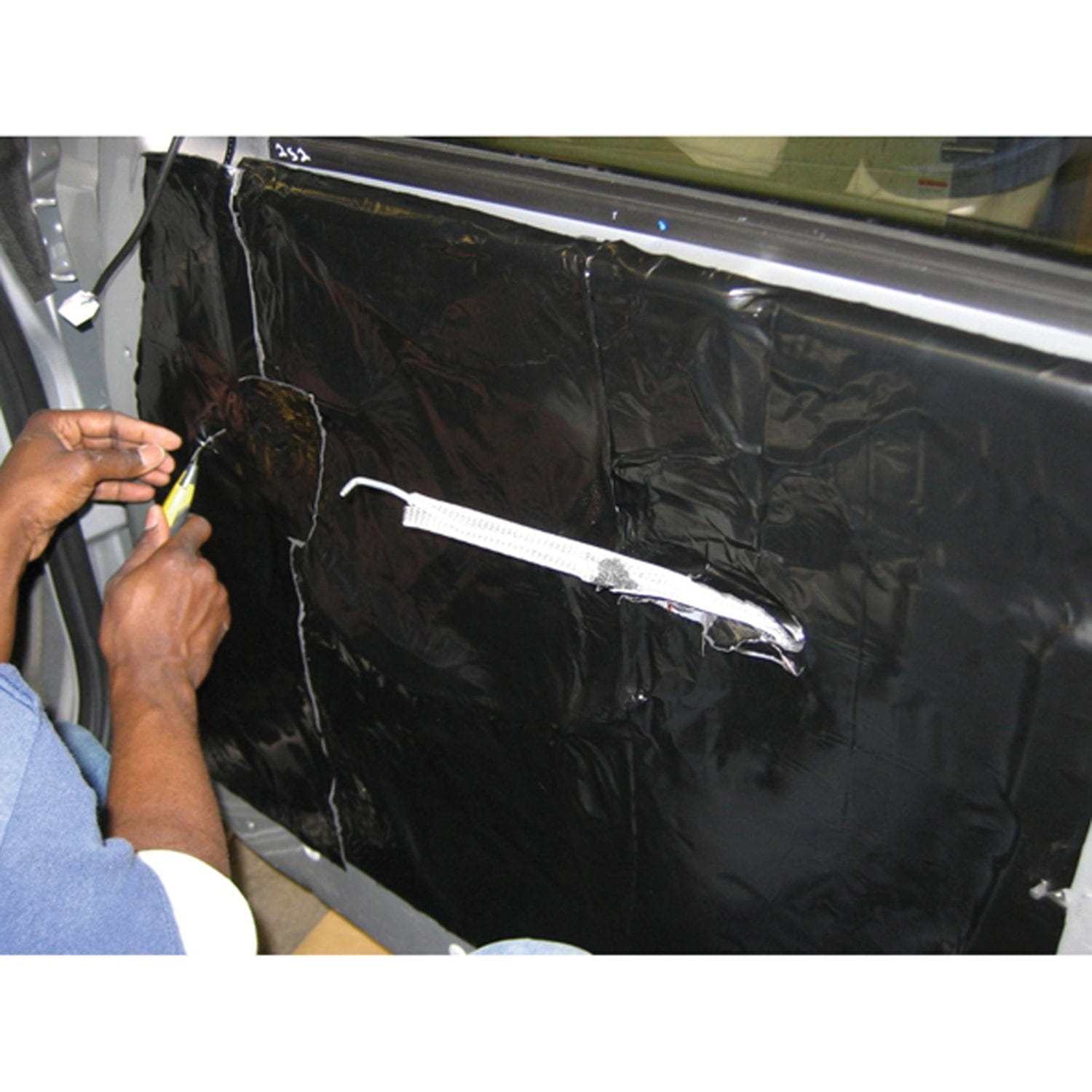 HushMat Door Sound-Damping Kit with Stealth Black Foil, 10 Sq. Ft.