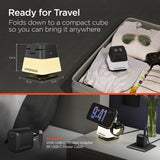 HyperGear 15-Watt PowerFold Cube 3-in-1 Magnetic Wireless Charging Stand for Apple Devices